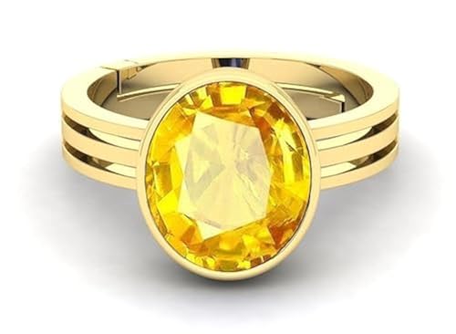 Bague saphir jaune Pukhraj pour sublimer votre style au quotidien