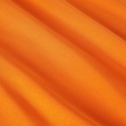 Image of Amazon Basics 2-Piece Soft Microfiber Kids' Comforter and Pillow Sham Set, Twin, Bright Orange, Solid