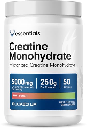 Bucked Up Fruit Punch Creatine Monohydrate – 50 Servings