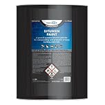 Bond It Bitumen Paint – Black, 25L | General Purpose Waterproof Bituminous Paint | Coating for Metal – Concrete – Wood & Roofing | Weatherproof & Anti-Corrosive Sealant for Outdoor Surfaces