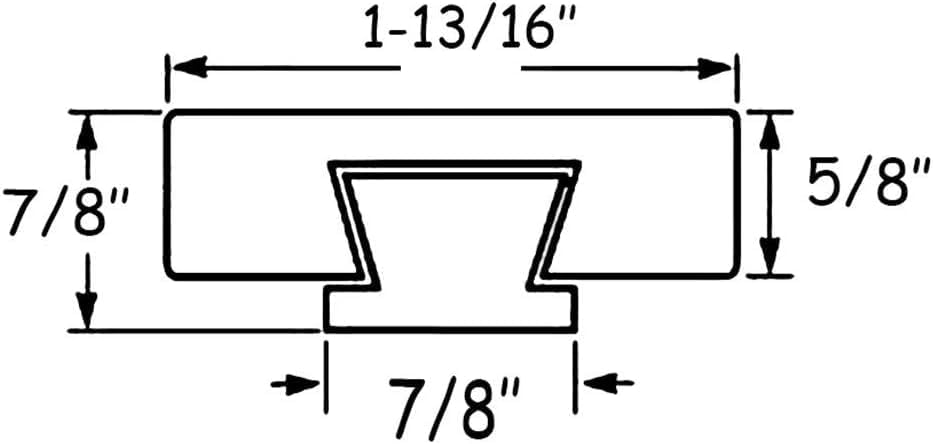 Wooden Drawer Slides 16 Inches Classic Wood Center Guide Track with Slide Glides (1 pcs) - Image 5