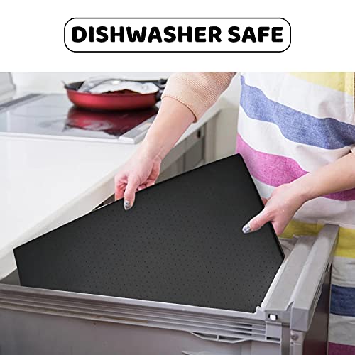 STVICTORY Dog Food Mat, Waterproof Dog Bowl Mats for Food and Water Bowls, Slip-Resistant Dog Feeding Mats with Raised… - Image 7