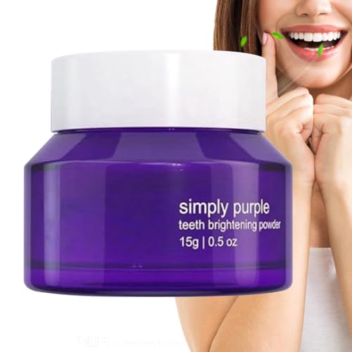 Berriphonia Polvo Limpiador Dientes - Polvo Purificante Respetuoso con el Esmalte,Pasta de dientes Limpieza Profunda Baja Irritación Para Higiene Diario Mañana Tarde Té Café Eventos Casa Fiesta