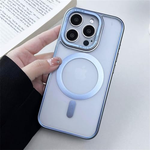 Coque de chargement sans fil magnétique iPhone 14 Pro Max mat antichoc