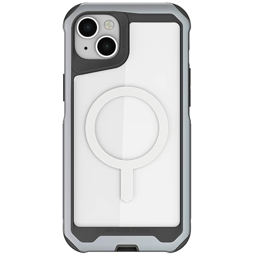 Coque MagSafe iPhone 14 Plus antichoc Ghostek protection aluminium transparente