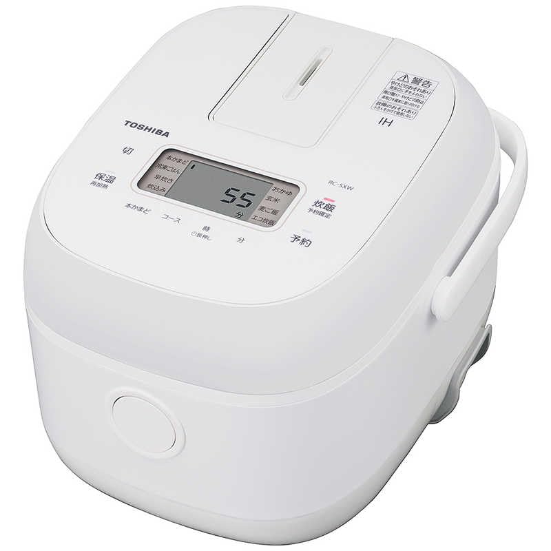 | 3合 IH炊飯器 ホワイト RC-5XW-W | Amazon 2018年製　3合炊き IH炊飯器 RC-5XL TOSHIBA 東芝(TOSHIBA) 炊飯器 | 炊飯器・餅つき機