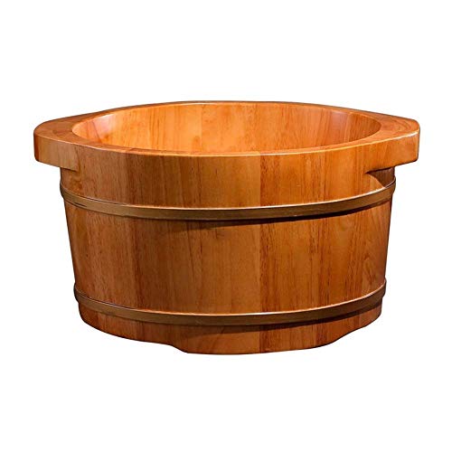 Cubo de madera para spa de pies