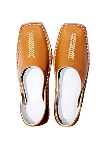 Sagun Art & Craft Men Ethnic Designer Juttis Nagras Mojaris for Wedding Party Occasions Lightweight Shoes with Anti Skid Sole DXYM-7805