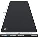 TITANWOLF - XXL Speed Gaming Mauspad Titanwolf Schwarz 900 x 400mm - XXL Mousepad - Tischunterlage Large Size - verbessert Präzision und Geschwindigkeit