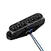 Black Guitar Single Coil Pickup Bridge Position For Strat Invader Type