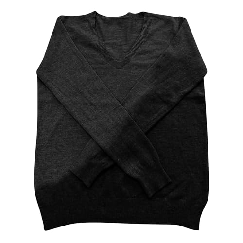 OIOLOYJM Fall Cashmere Sweaters for Women 2025 V Neck Long Sleeve Tops Knitted Pullovers Lightweight Merino Wool Sweater