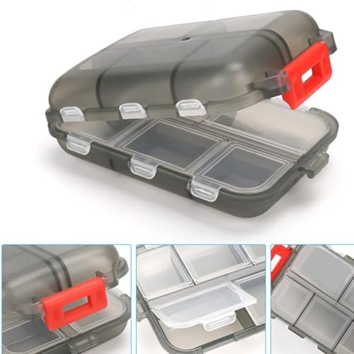 Kit com 2 Caixa Porta Comprimidos Remédios Vitaminas Semanal Organizadora De Medicamentos Portátil O