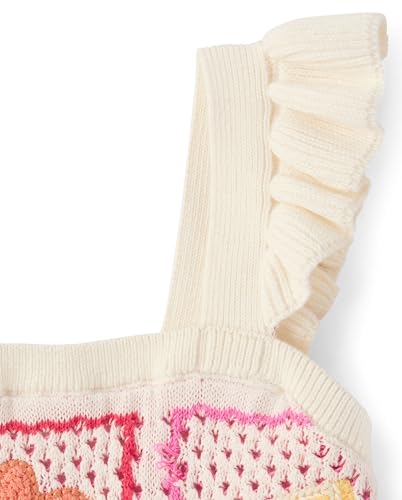 Image of Gymboree Girls and Toddler Flutter Sleeve Eyelet Tank Tops