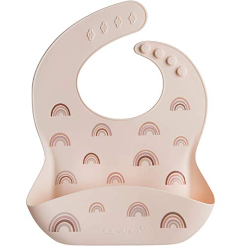 Image of Loulou Lollipop Soft, Waterproof Silicone Feeding Bib for Babies and Toddlers