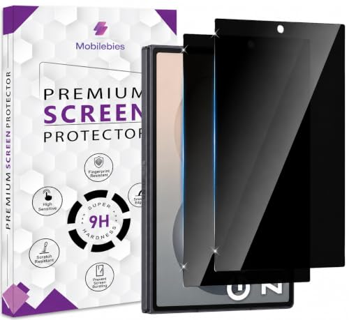 Image of Premium Privacy Tempered Glass Screen Protector for Samsung Galaxy Z Fold 8 (7.6 Inch, Pack of 2) Edge to Edge Coverage Anti-Spy /Anti-Peeping 9H Hardness Screen Guard