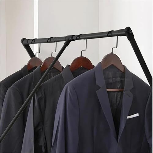 Garde-robe rail lift pliable et télescopique pour optimiser l'armoire