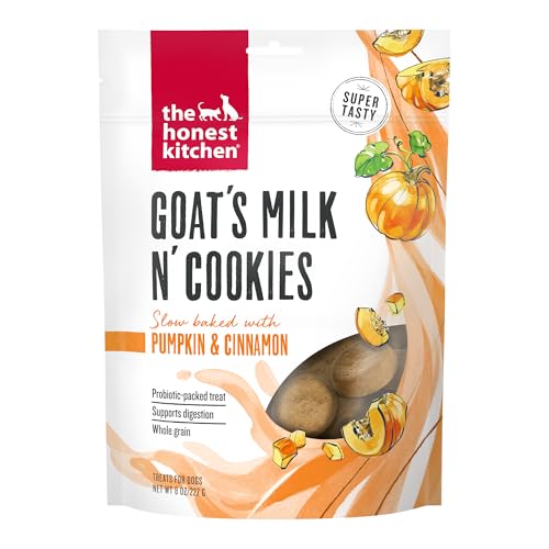 The Honest Kitchen Goat's Milk N' Cookies: Slow Baked with Pumpkin, 8 oz Bag