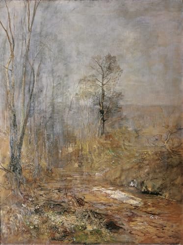 Tableau Impression Toile Humeur de mars Emil Jakob Schindler 60x90cm