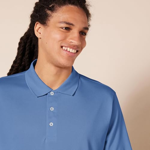 Image of Amazon Essentials Men's Regular-Fit Quick-Dry Short-Sleeve Golf Polo Shirt