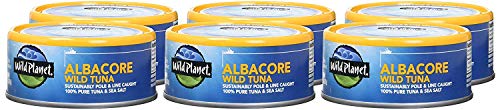 Wild Planet Albacore Wild Tuna, 3Rd Party Mercury Tested, 5 Ounce (Pack Of 6) #TOP3