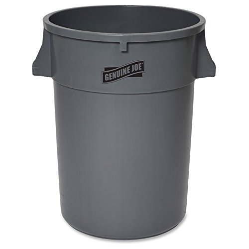 Genuine Joe GJO11581 Heavy-Duty Trash Container, 44 gal Capacity, 24