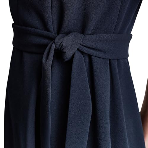 Image of DKNY Women's Jewel Neck Scuba Crepe Dress