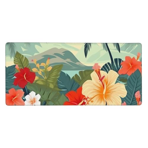Tapis de souris de jeu XXL avec bords cousus anti-effilochage