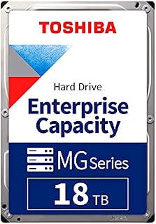 Toshiba 6TB Enterprise Internal Hard Drive  MG Series 3.5" SATA HDD Mainstream server and storage, 24/7 Reliable Operation, Hyperscale and cloud storage (MG08ACA16TE)