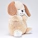 Kögler 45239 - Atmendes Einschlaf-Plüschtier Hund, ca. 26 cm groß, mit Atembewegungen und Leuchtfunktion auf Knopfdruck, mit Einschlafmusik für Babys und Kinder, batteriebetrieben