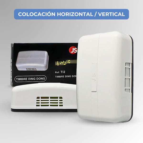 Bilake Timbre para casa 220V | Timbre de la Puerta | Timbre para casa con Cables | Timbre para casa Potente 80dBa | Zumbador eléctrico