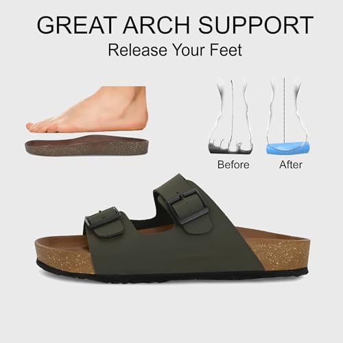 سنترينو شباشب مبطنة للرجال | بطانة من البولي يوريثان على وسادة القدم | تقنية ارتداد الظهر | مريحة وخفيفة الوزن | شبشب فليب فلوب مقاوم للماء للاستخدام اليومي للرجال والاولاد