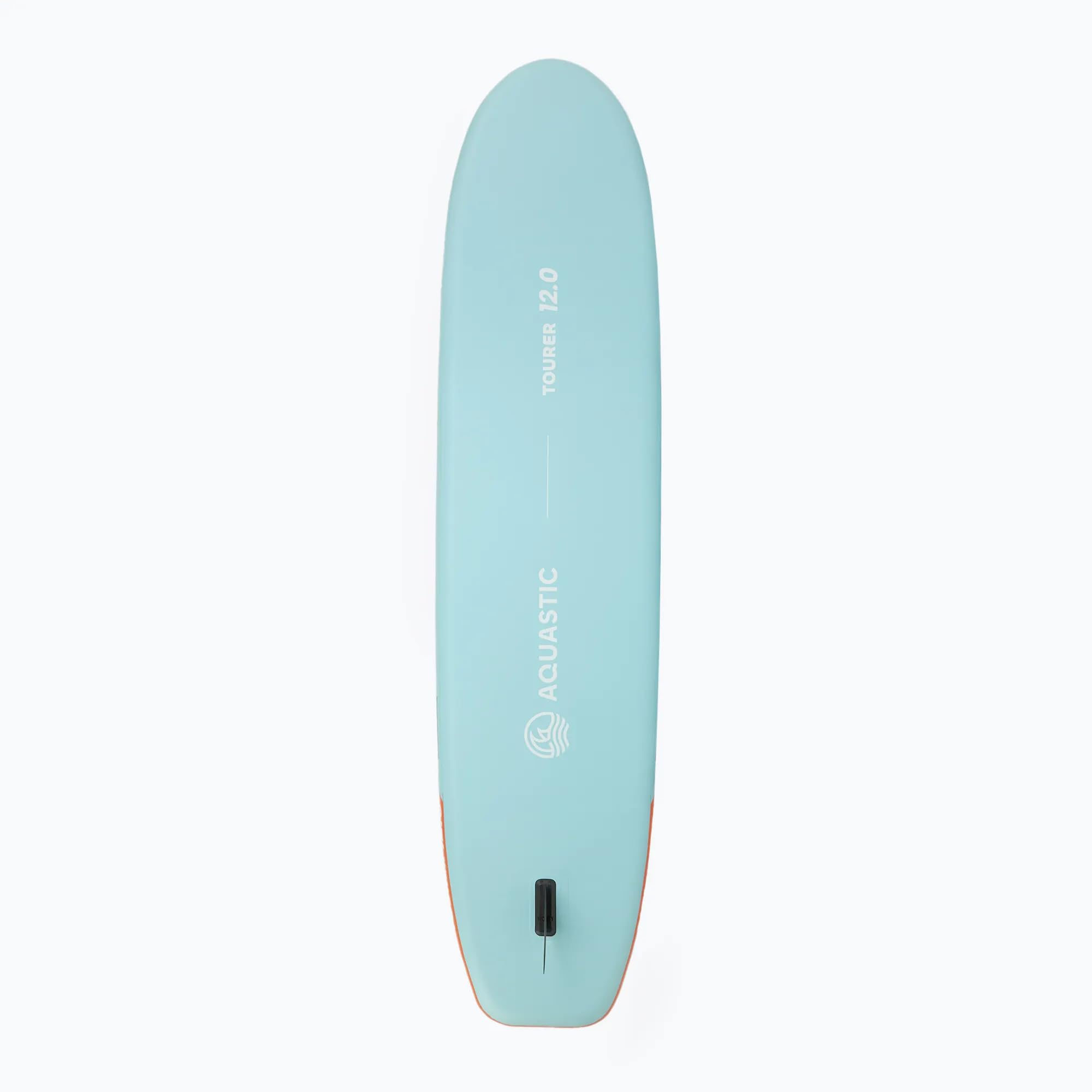 AQUASTIC Tourer 12'0 SUP Board zielona – stabilna, uniwersalna deska dla dwóch osób, rodziny i wiosłowania w czasie wolnym