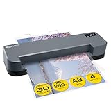 SINCHI ラミネーター｜30秒高速起動・4本ローラー搭載｜75～250μm(薄紙～厚紙)対応｜名刺～A3サイズ対応｜最速100cm/分（A4約18秒）｜自動/手動リバース機能で詰まり防止｜学校・家庭・オフィスで活躍｜写真や文書の保存に最適