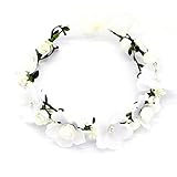 Lieferumfang: 1 Stück wunderschönes Blumenhaarband - wählbar: Weiß, Braun-Beige