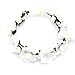 Produktbild Oblique-Unique® Blumen Haarband Stirnband Blumenkranz Haarschmuck Kopfschmuck Bohemia Style Mädchen Damen - Farbe wählbar - (Weiß)