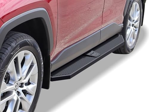 Estribos de Acero Inoxidable Negro para Toyota Rav4 2019-2025