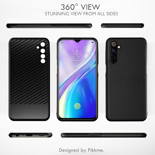 Pikkme Realme XT/Realme X2 Black Back Cover - Image 4