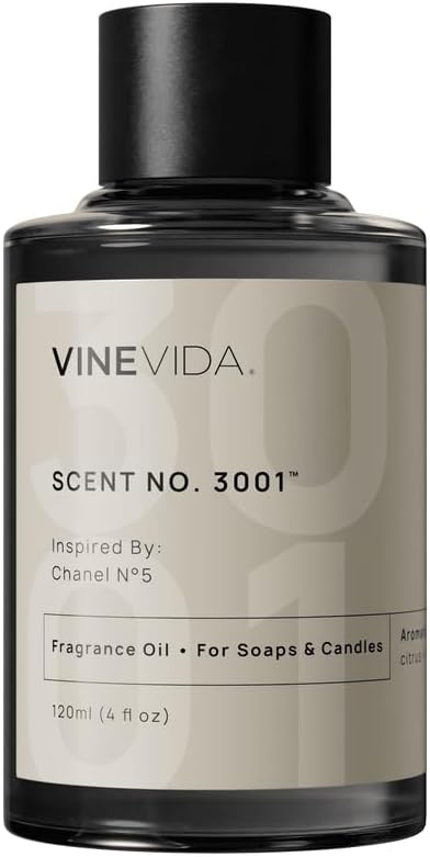 [4oz] (Our Version of) NO. 5 Fragrance Oil for Soap Making - Soap Fragrance Oil - Candle Fragrance Oil for Soy Candles - Essential Oils for Soap Making - Soap Scent