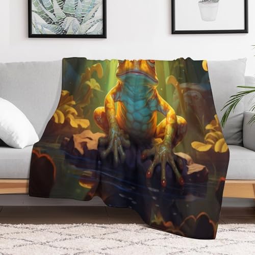 Couverture de balcon et de camping grenouille pour vos soirées