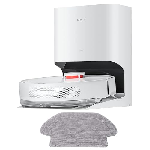 Xiaomi Saugroboter X10+, weiß, automatische Staubsammlung, Saugleistung bis zu 4000 Pa, automatische Reinigung der Wischtücher, 2 Stunden Akkulaufzeit, Bürste inklusive [Exklusiv bei Amazon]