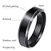 Lonage Stainless Steel Rings for Men Women Wedding Ring Cool Simple Band 6MM Width, Polished Matt Finish Rings - 2 Pack (8)