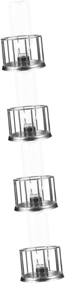 4pcs Feeding Dish Mini Stainless Steel Reptile Water Bowl for Tortoises for Pets for Reptile Habitats and Home Use