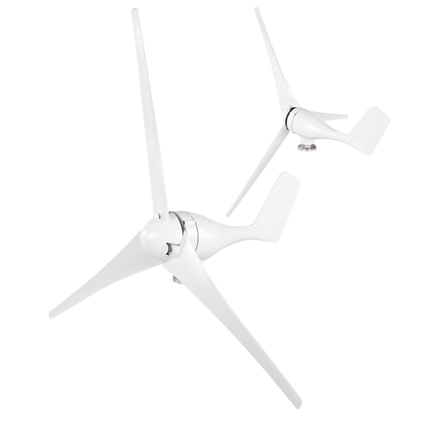 Kit Generatore Eolico di Piccole Dimensioni da 1200 W Ricarica Domestica Efficiente e Uso Marino con Fibra di Nylon a 3 Pale (12V)