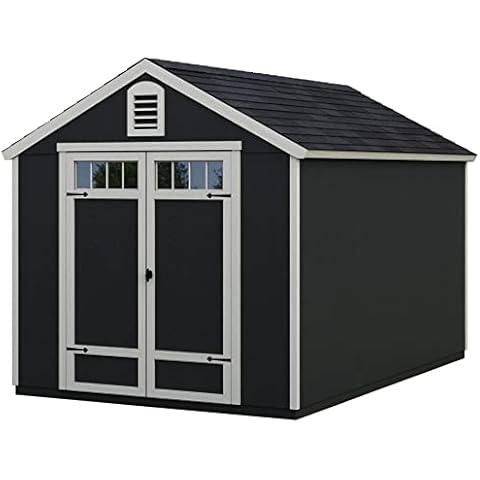 Handy Home Products Greenbriar 8X10 Do-It-Yourself Storage Shed with Floor Cover