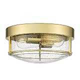 FEMILA 12 Inch Ceiling Light Fixture, 2-Light Flush Mount Light for Bedroom Kitchen Dining Room Hall