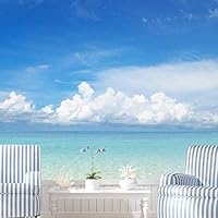 Wall Mural Sunset Sunrise Background Nature Scenery Removable Self-Adhesive Wallpaper Wall Decoration for Bedroom Living Room - 66x96 inches