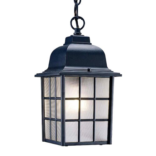 Acclaim 5306Bk Nautica Collection 1-Light Outdoor Light Fixture Hanging Lantern, Matte Black #TOP29