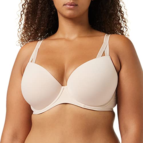 Calvin Klein Damen Push-Up BH Lift Demi mit Bügel, Beige (Beechwood), 85D – Ansicht 3