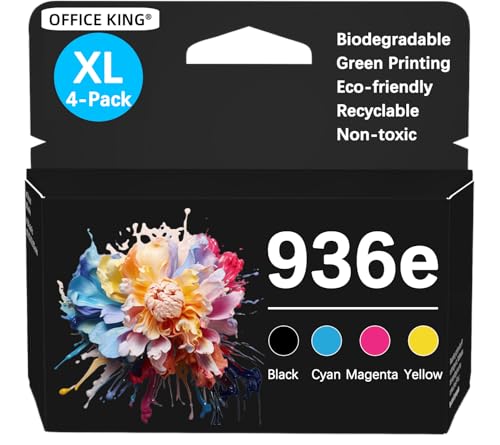 936XL 936e Ink Cartridges Replacement for HP OfficeJet Pro 9125e 9120e 9730e 91309135e 9122e 9128e 9110b 9120b9130b 9130e.
