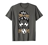 Photo Gallery mamma vita calcio disordinato panino capelli leopardo calcio mamma maglietta Photo Gallery mamma vita calcio disordinato panino capelli leopardo calcio mamma maglietta